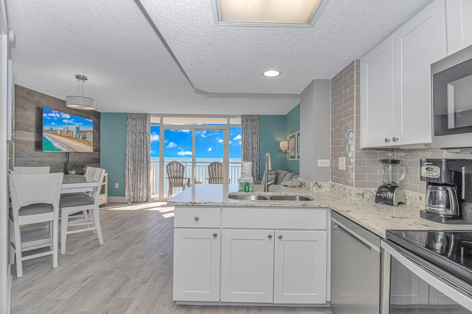 Immaculate! Beautifully Renovated Oceanfront 1 Bedroom Suite - Sleeps 6! - Roxanne Towers Unit 804 默特尔比奇 外观 照片